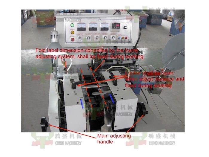 garment label cutting and folding machine operation guide 26