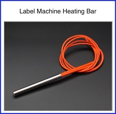 label fold tool heating bar