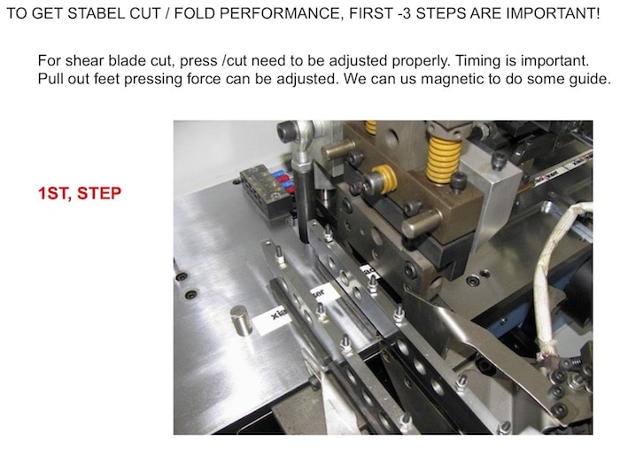 garment label cutting and folding machine operation guide 21