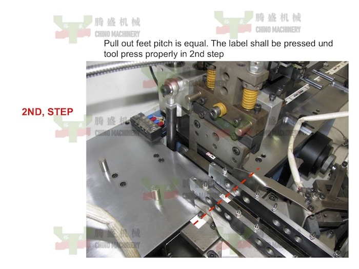 garment label cutting and folding machine operation guide 22