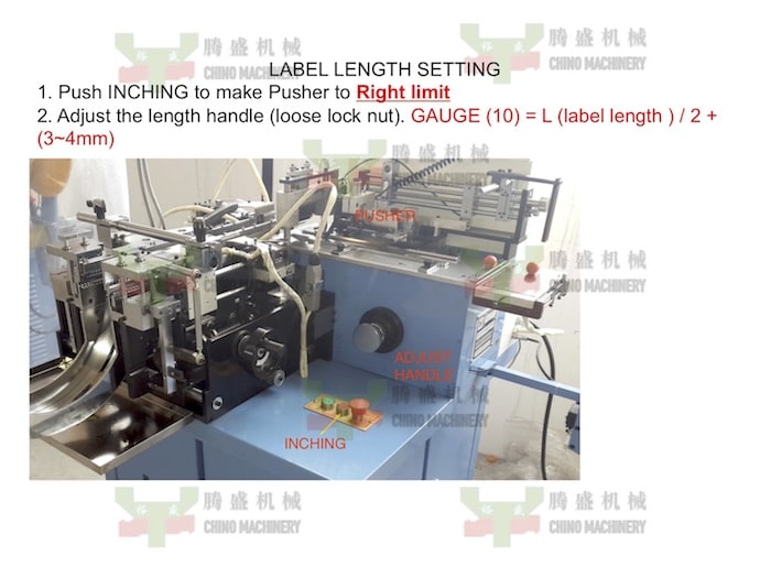 garment label cutting and folding machine operation guide 38