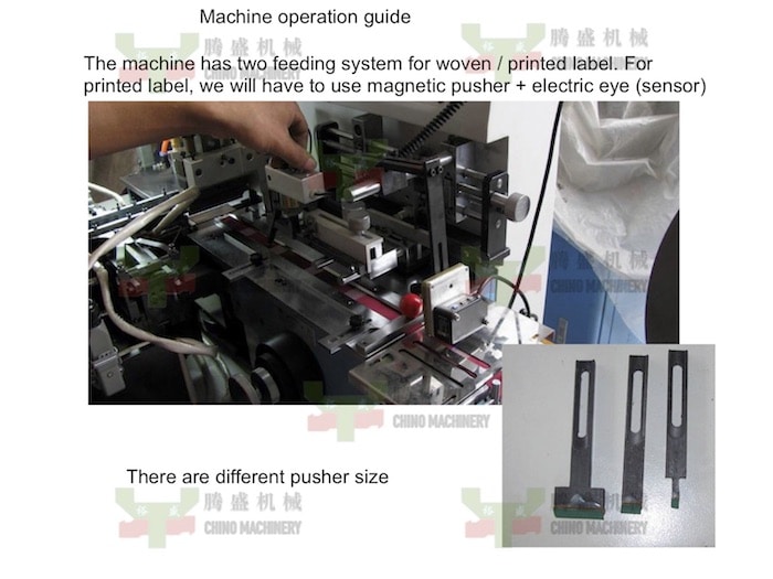 garment label cutting and folding machine operation guide 9